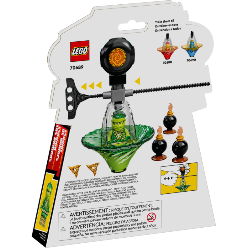 <transcy>LEGO NINJAGO Entraînement de spinjitzu de Lloyd 70689</transcy>