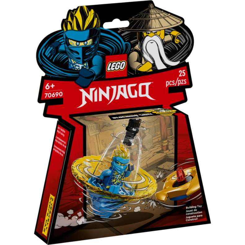 <transcy>LEGO NINJAGO L'entraînement de spinjitzu ninja de Jay 70690</transcy>