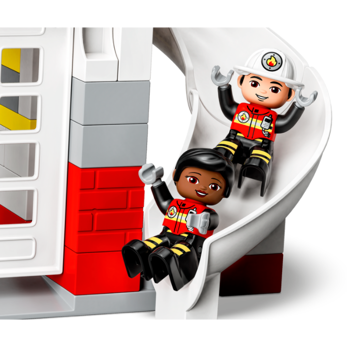 <transcy>LEGO DUPLO Caserne de pompiers avec hélicoptère 10970</transcy>