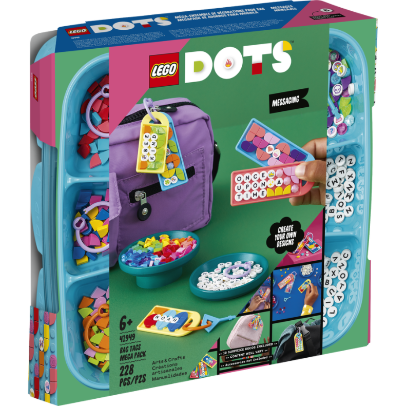 <transcy>LEGO DOTS Étiquette de sac Set créatif 41949</transcy>