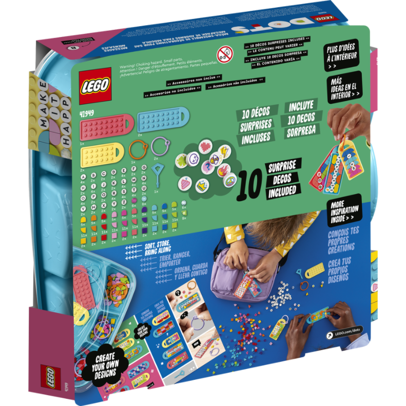 <transcy>LEGO DOTS Étiquette de sac Set créatif 41949</transcy>