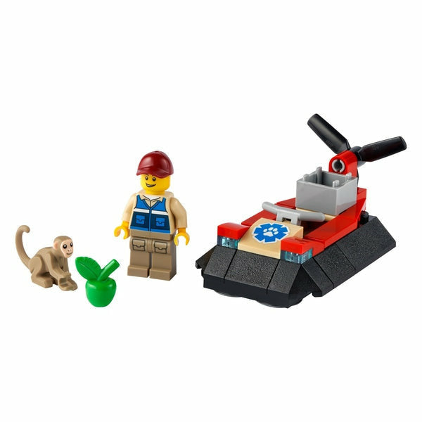 <transcy>LEGO City Aéroglisseur pour le sauvetage d'animaux 30570</transcy>