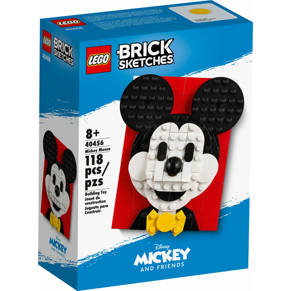 <transcy>LEGO Brick Sketches Mickey Mouse 40456</transcy>