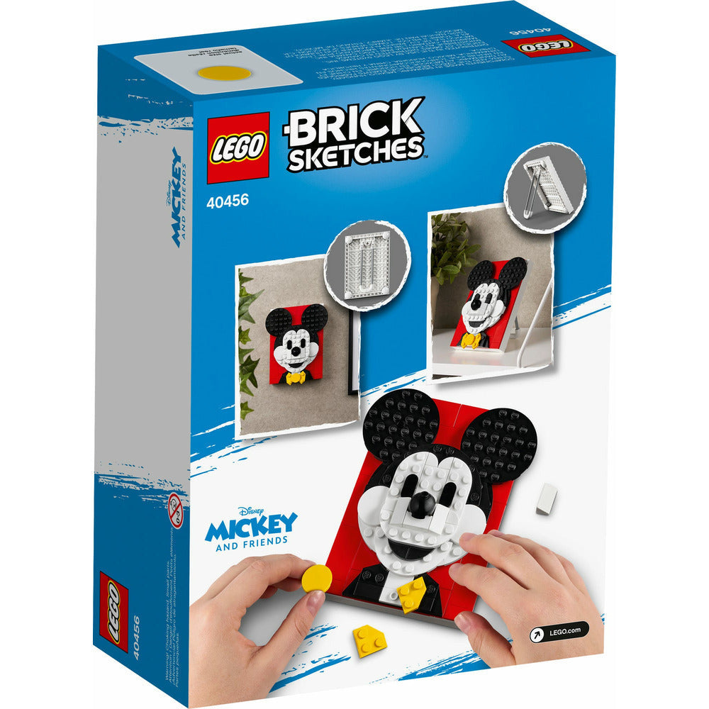 <transcy>LEGO Brick Sketches Mickey Mouse 40456</transcy>