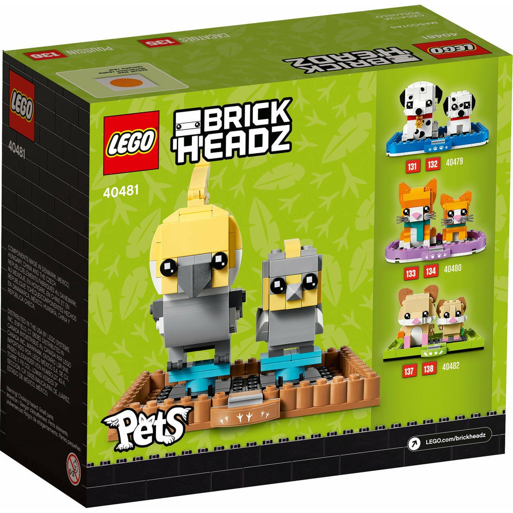 <transcy>LEGO BrickHeadz Perruche nymphe 40481</transcy>