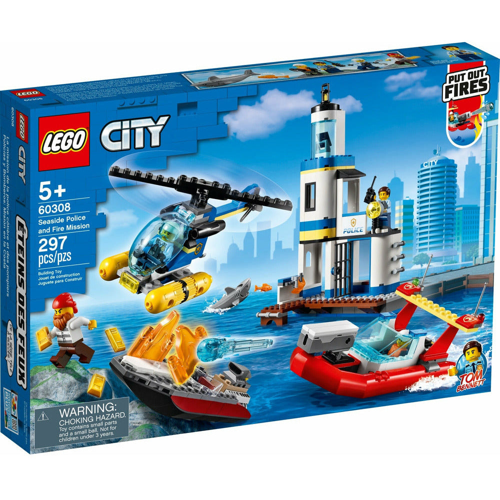 <transcy>LEGO City Police et pompiers en mission sur la côte 60308</transcy>