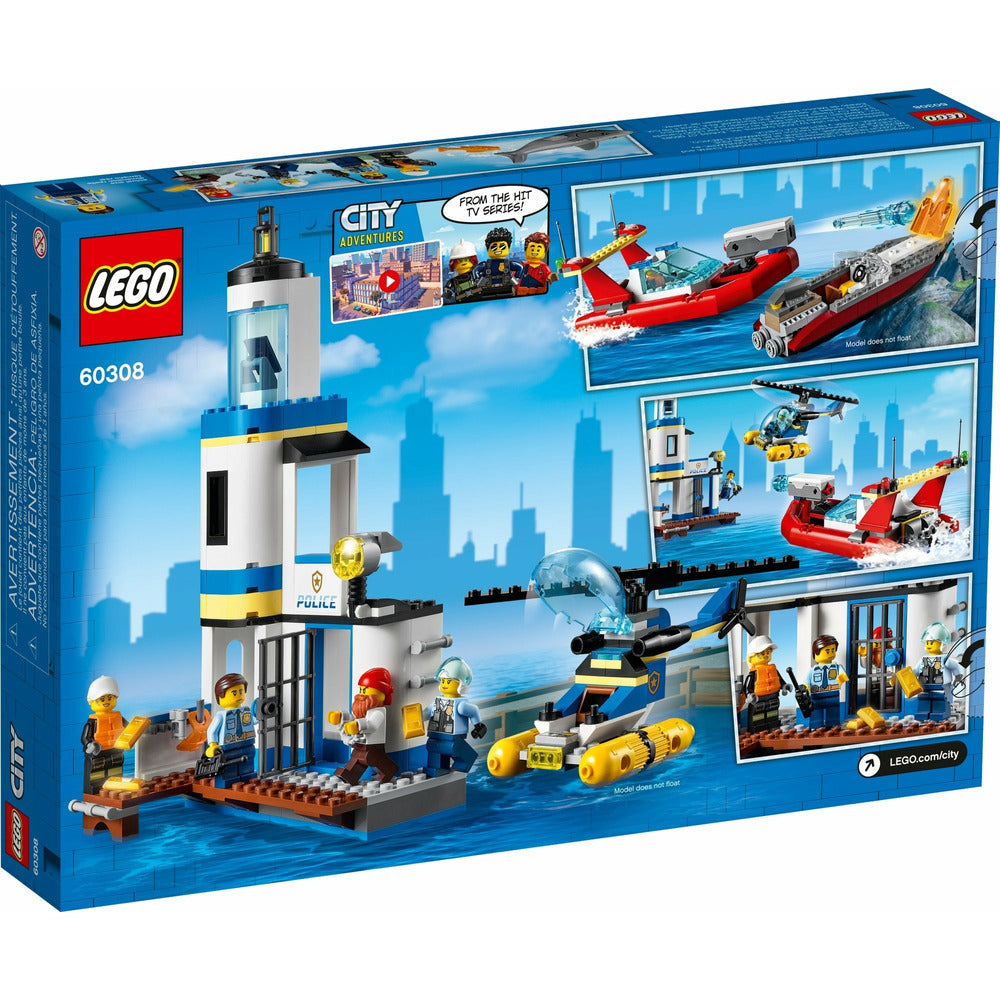 <transcy>LEGO City Police et pompiers en mission sur la côte 60308</transcy>