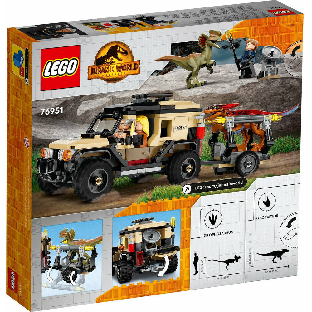 LEGO Jurassic World Pyroraptor & Dilophosaurus Transport 76951