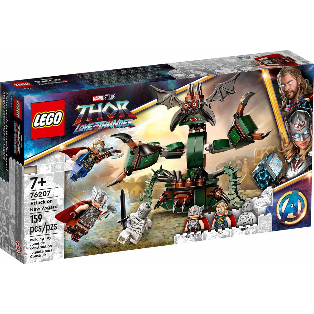 <transcy>LEGO Marvel Thor : Love and Thunder - L'attaque de New Asgard 76207</transcy>