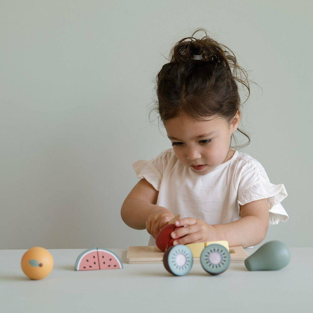 <transcy>Little Dutch Fruits en bois à découper</transcy>