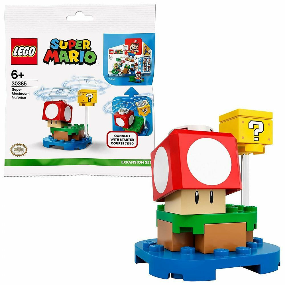 <transcy>Lego Super Mario Super Champignon Surprise Set d'extension 30385</transcy>